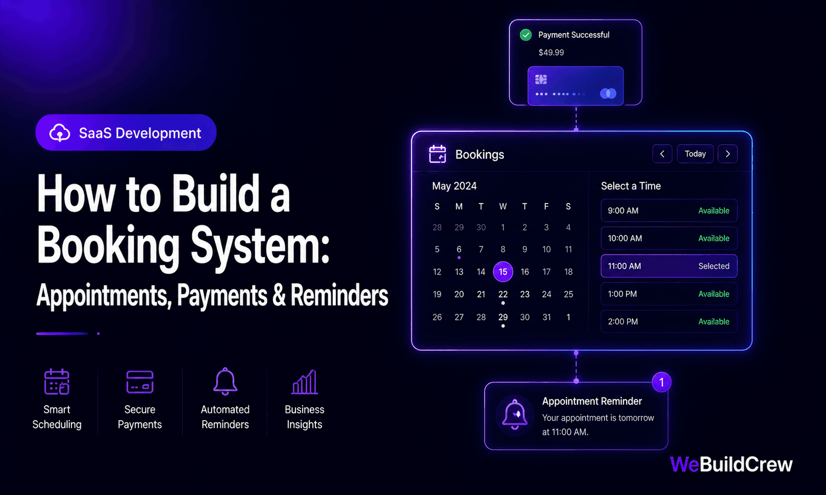 How to Build a Booking System: Appointments, Payments & Reminders